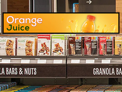 VETO تبلیغات داخلی پخش کننده رسانه ای نوار Ultra Wide Shelf Screen Stretch Bar صفحه نمایش LCD