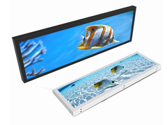 VETO Ultra Wide Stretched Bar Screen پخش کننده های تبلیغاتی LCD در فضای داخلی نمایشگر نوار کنار قفسه اندروید