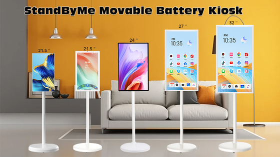 تلویزیون قابل حمل هوشمند بی سیم 21.5-32 اینچ HD اندروید نمایشگر LCD لمسی تعاملی با 5H یا 9H
