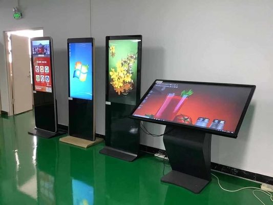 VETO 43 49 55 اینچ مرکز خرید داخلی صفحه نمایش ال سی دی کف ایستاده تابلو دیجیتال تابلو تبلیغاتی