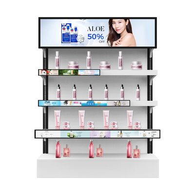 اندازه سفارشی 23.1 اینچ Ultra Wide Bar LCD Display Rack Edge Screen برای پخش کننده ویدیویی تبلیغاتی تجاری