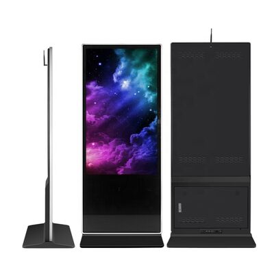 کیفیت VETO 43 49 55 اینچ طبقه ایستاده سیگنال دیجیتال با 1920 * 1080 رزولوشن اندروید OS کیوسک صفحه لمسی و 60000 ساعت طول عمر کارخانه