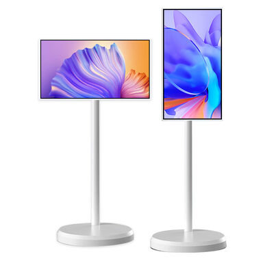 کیفیت 32 اینچ رزولوشن 4K اندروید 15 تلویزیون قابل حمل هوشمند نمایشگر با سیم طبقه ایستاده سیگنال دیجیتال کارخانه