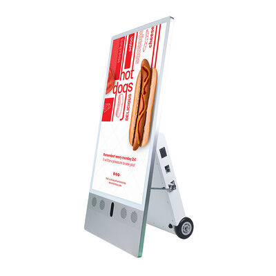کیفیت تابلوی دیجیتال VETO Outdoor 32 43 55 اینچی ضد آب قابل شارژ قابل حمل کارخانه