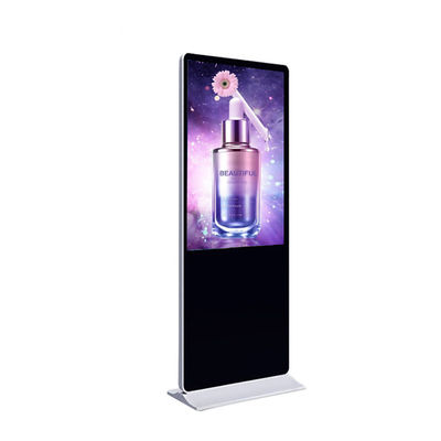 VETO 32-65 اینچ کنترل CMS اندروید LCD طبقه ایستاده تبلیغات پخش کننده Ultra Thin Touch Screen Digital Signage