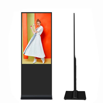 VETO 32-86 اینچ صفحه نمایش LCD داخلی تبلیغات تجاری صفحه نمایش طبقه ایستاده سیگنال دیجیتال صفحه لمسی