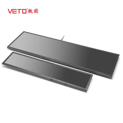 کیفیت پنل LCD فوق العاده گسترده کشش اندازه سفارشی فوق العاده نازک بومی برای قفسه سوپر مارکت ها کارخانه