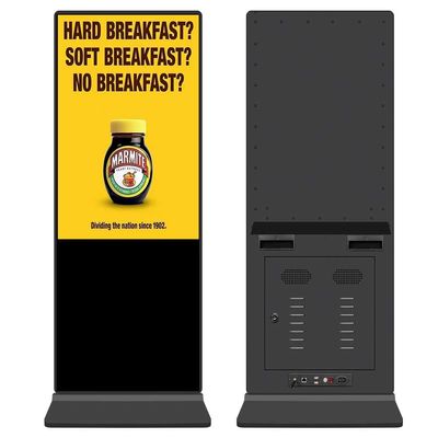 توتم ال سی دی دیجیتال ایستاده اندروید 43 اینچی، پشتیبانی از وای فای، USB